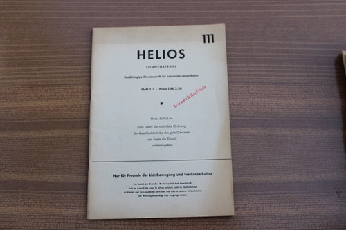 Helios sonnenstrahl heft - helios, nr