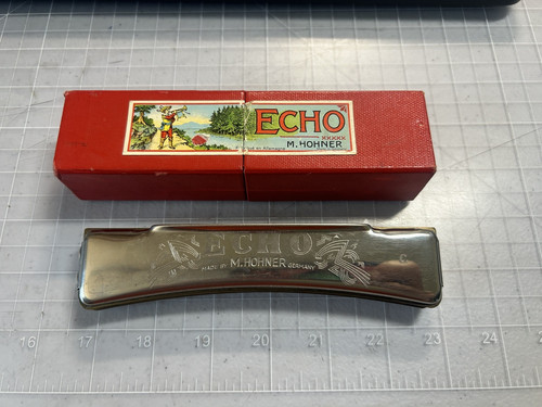 Vintage harmonica hohner echo - harmonica,
