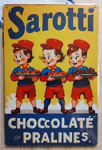 Blechschild sarotti - blechschild, **sarotti