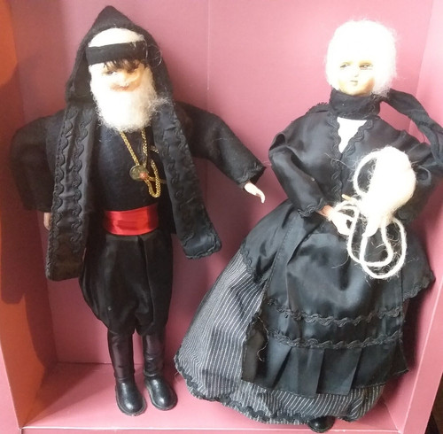 Vintage künstler figuren set - figuren,