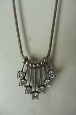 Kette  925 Silber mit Anhängern  , sehr schöne ,alte Silberkette