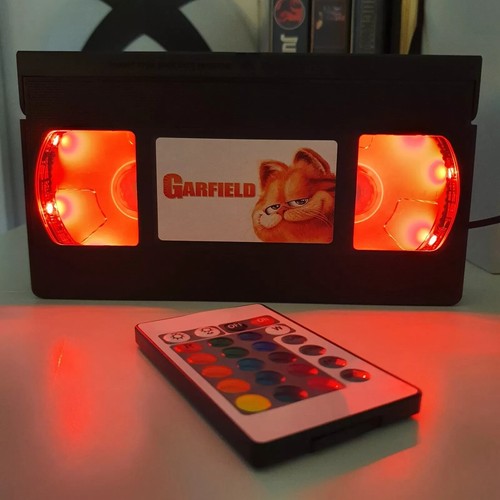 Garfield film led vhs - film,