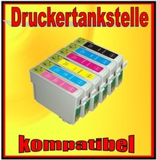 6 x Patrone für EPSON STYLUS PHOTO 1400 1500 P50 PX650 * ersetzt T0791 - T0796