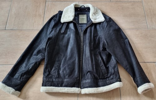 Leder jacke aviator - leder-jacke,