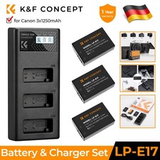 K&F CONCEPT LP-E17 Akku 3er