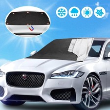 Doppelt gesicherte Frontscheibenabdeckung 210x120cm - Schutz vor Frost und Hitze