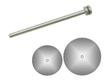 Donau 1640 2 Kreissägeblätter Ø 12 und 19 mm mit Dorn für Kleinbohrmaschinen Neu