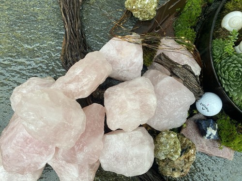 Rosenquarz rohsteine 20kg - rosenquarz,