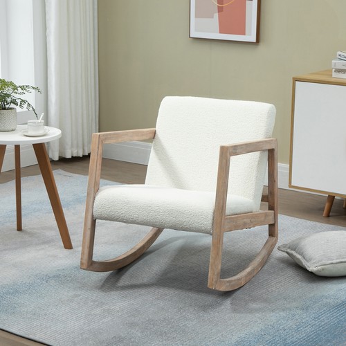 Homcom schaukelstuhl mit - homcom,