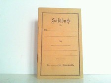 Soldbuch. Unbenutztes Soldbuch
