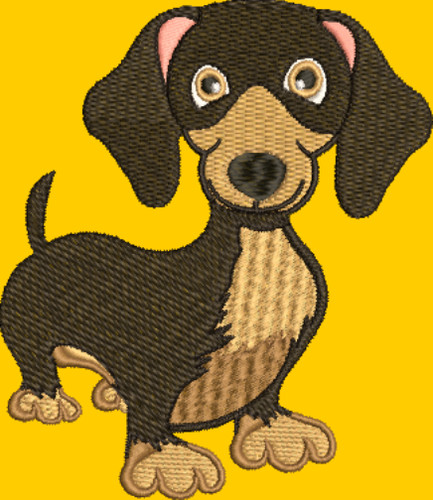 Stickdatei zwergdackel - ,