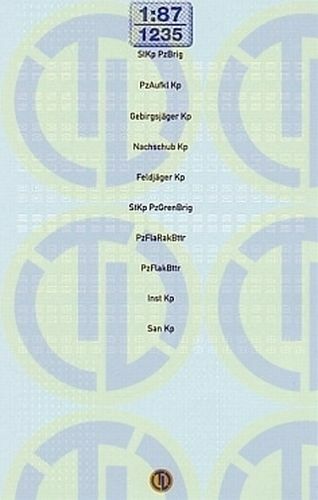 1235 decals taktische - 1235,