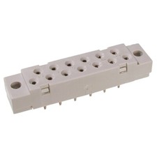 Federleiste 13-polig 180° Rastermaß 2,5 mm Printversion DIN41617