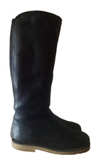 Sheego XL Schwarz  Kniehoher Weitschaftstiefel Gr. 39