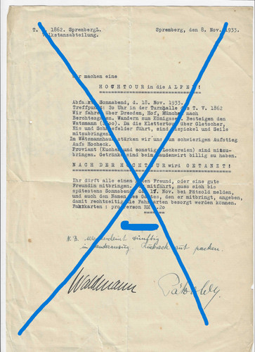 Alter brief turnverein - brief, "turnverein