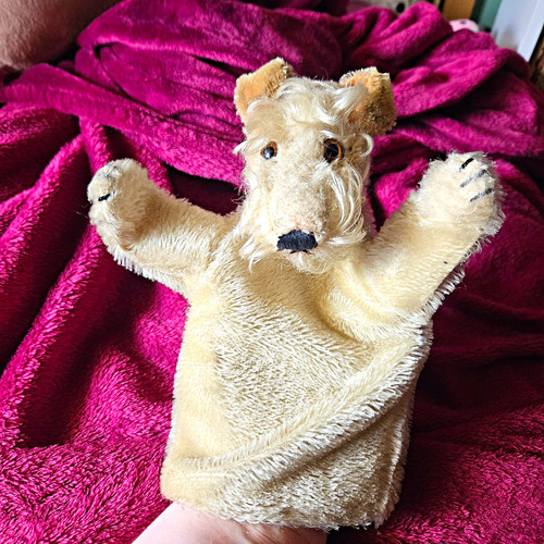 Steiff handpuppe hund foxy - steiff,