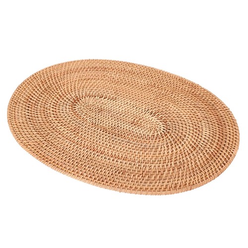 Ovale tischset rattan gewebte - tischset,