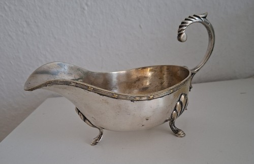 Antike versilberte sauciere - versilberte, /