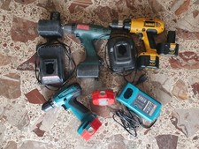 LAGERWARE LOT DREI 3 BOHRSCHRAUBER METABO DEWALT MAKITA AKKU ÜBERHOLEN