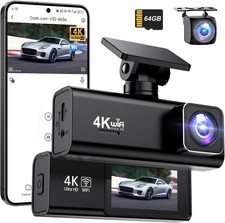 Topabol Dashcam 4K + 1080P