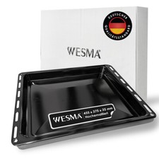 WESMA® Backblech 455 x 375 x 35 mm – B-Ware, emailliert, TÜV geprüft