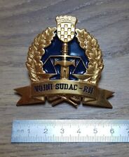 Militär Richter RH Abzeichen Kroatien RAR selten Croatia Hrvatska ZA DOM SPREMNI