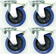 4 St 125 mm SL Blue Wheels mit