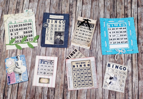 Bingo karten für - bingo, junk