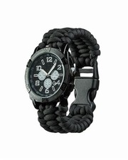 ARMY UHR 'PARACORD' SCHWARZ