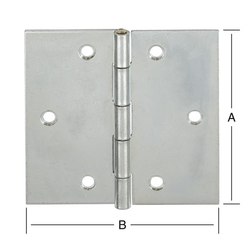 Scharnier din 7954 - c, kantig