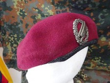 (B14) Original Frühe Bundeswehr Barett  Fallschirmjäger Airborne von 1977 Gr.64
