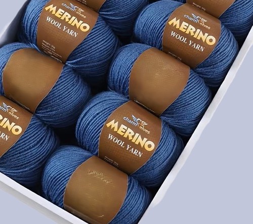 Merino wolle 50 gr - 5x,