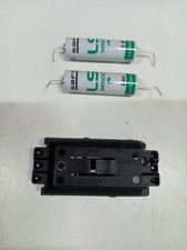 2x SAFT Lithium Batterie AA LS14500CNA mit Halter für Wärmezähler 3,6V 2,6Ah