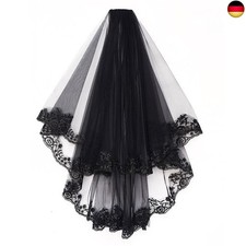 Caiguoer Schwarz Spitze