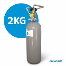 2 kg CO2 Stahl Flasche für