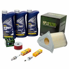 Wartungspaket für Suzuki DR 800 DR 750 88-90 Öl 3L+Luftfilter+Ölfilter+Zündkerze