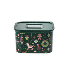Tupperware Quadro 1,3 l Grün Winter Weihnachts Advent Motiv Dose Box Vorratsdose