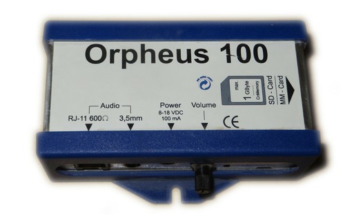 Orpheus 100 audiobox phonebox - audiobox,