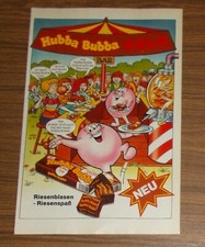 Seltene Werbung HUBBA BUBBA Cola Bar - Cola zum Kauen 1984
