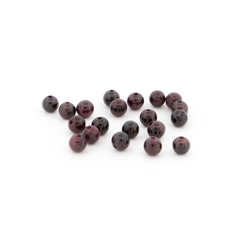 Granatperlen 4mm dunkelrot - granatperlen,