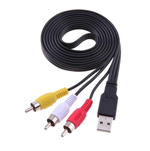 Usb auf cinch stecker - usb, cinch-stecker