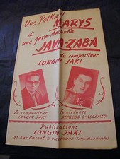 " Partitur Marys Java Zaba