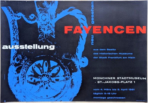 Poster plakat fayence - plakat,