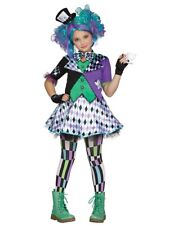 Halloween Mad Hatter Costume. Size Medium Age 8-10
