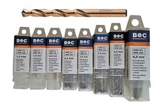 Metallbohrer Edelstahl Bohrer Cobalt Spiralbohrer HSS E Co5 /V2A  10er Pack BC