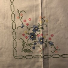 Tischdecke kreuzstich - tischdecke,