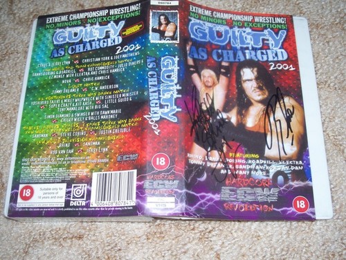 Ecw wrestling vhs guilty - wrestling, as