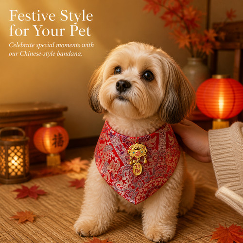 Haustier bandana chinesischer - bandana,