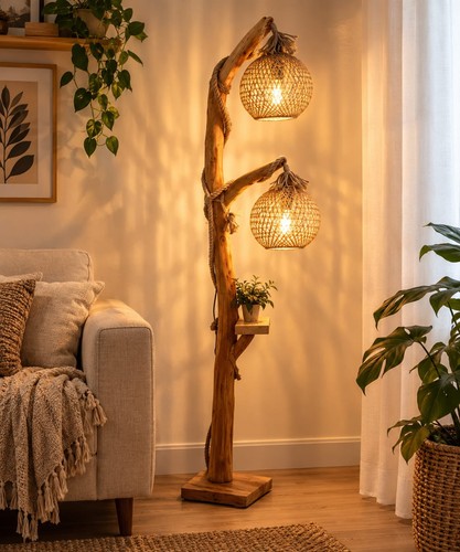 Handgefertigte ecklampe aus - handgefertigte,