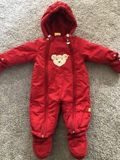 Winter Schneeanzug Overall Steiff rot, neutral, Gr. 74